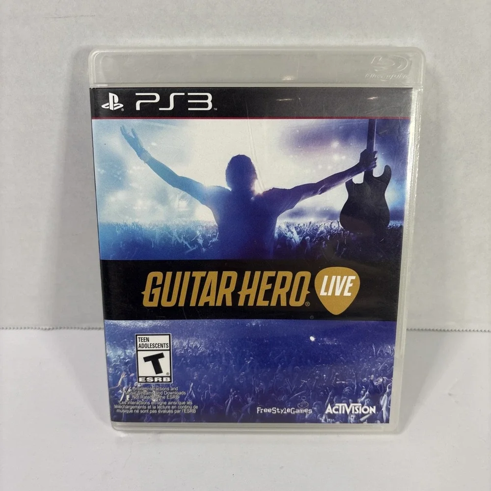 Guitar Hero Live Sony PlayStation 3 PS3 Game Activision 2015 Rock Music Rhythm